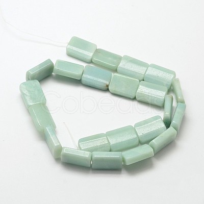 Natural Amazonite Rectangle Beads Strands G-P091-55-1