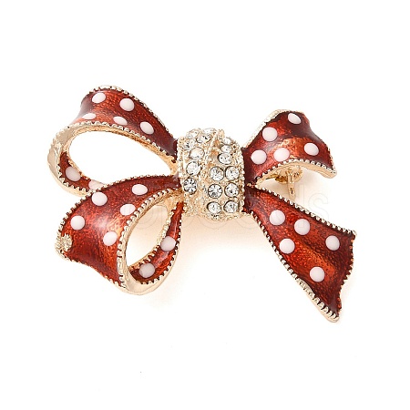 Alloy Crystal Rhinestone Brooch JEWB-B022-03KCG-02-1