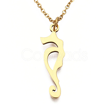 201 Stainless Steel Pendant Necklaces NJEW-S105-JN589-40-2-1