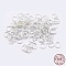 925 Sterling Silver Open Jump Rings, Round Rings, Silver, 26 Gauge, 5x0.4mm, Inner Diameter: 4mm, about 526pcs/10g