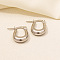 Stylish Stainless Steel Hoop Earrings for Women