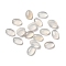 Natural White Agate Cabochons, Oval, 7x5x2~3mm