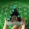 Orgonite Pyramid Resin Energy Generators, Natural Obsidian & Synthetic Turquoise Inside for Home Office Desk Decoration, 50mm