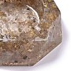 Resin with Natural Rutilated Quartz Chip Stones Ashtray DJEW-F015-07E-2