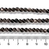 Natural Silver Obsidian Beads Strands G-S150-20A-4mm-5