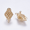 Alloy Stud Earring Findings PALLOY-F201-11-3