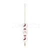 Shell Moon Hanging Ornaments HJEW-P016-01G-C-1