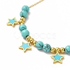 Ion Plating(IP) 304 Stainless Steel Star Pendant Necklaces NJEW-C032-03G-2