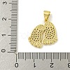 Rack Plating Brass Pave Cubic Zirconia Pendants KK-U029-26G-3