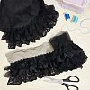 Nbeads Pleated Chiffon Lace Trim SRIB-NB0001-10C-5