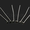 Jewelry Tools and Equipment Decorative Stainless Steel Flat Head Pins X-STAS-E023-0.6x40mm-1