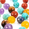 100Pcs 7 Style Natural Mixed Gemstone Beads G-LS0001-59-4