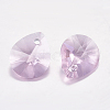 Faceted Glass Rhinestone Pendants RGLA-F053-B-223-2