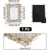 4x6 Inch Embossed Resin Photo Frames AJEW-WH0258-489-2