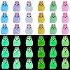 36Pcs 6 Colors Rabbit Luminous Resin Display Decorations DJEW-SZ0001-09-1