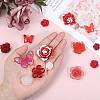 50G Resin Acrylic DIY Accessories Simulation Baroque Style Rose Halo Dyed Mixed Flower DIY Accessories JX581A-3