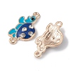 Alloy Enamel Connector Charms ENAM-I054-04F-2