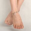 Tibetan Style Alloy Star Charm Anklets AJEW-AN00014-01-2