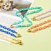 ABS Plastic Cable Chain Necklaces NJEW-JN03478-6