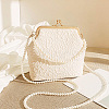 WADORN 2Pcs 2 Style ABS Plastic Imitation Pearl Beaded Bag Handles FIND-WR0006-64-6