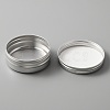 Aluminium Shallow Round Candle Tins AJEW-WH0312-58D-3