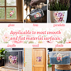 3 Sheets 3 Styles Flower PVC Waterproof Decorative Stickers DIY-WH0404-047-7