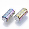 Electroplate Glass Beads EGLA-N003-01D-2