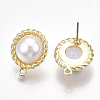 Alloy Stud Earring Findings X-PALLOY-T065-32-2