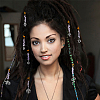 Natural Amethyst Hair Dreadlocks Braiding Kits PHAR-AB00002-5