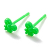 Eco-Friendly Plastic Stud Earrings EJEW-H120-01B-1