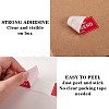 4Roll 4 Style Self-Adhesive Paper Warning Tag Stickers DIY-SZ0007-45-2