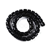 Natural Black Obsidian Beads Strands G-L604-E05-01-3