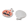 Halloween Theme Rack Plating Alloy Enamel Pendants PALLOY-F311-02P-2