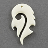 Handmade Carved OX Bone Pendants BONE-R001-04-1
