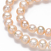 Natural Cultured Freshwater Pearl Beads Strands PEAR-R013-07-4