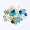 Mixed Faceted Rondelle Glass Beads X-GLAA-R143-10mm-M-1