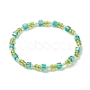 Glass Seed Bead Beaded Bracelets for Women BJEW-JB09285-2