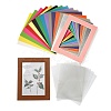 Card Paper Picture Frame DIY-WH0151-30-1