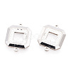 925 Sterling Silver Connector Charms STER-T006-01-3