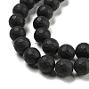 Natural Black Agate Beads Strands X-G-D710-8mm-06-2