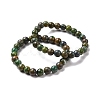 Natural Gemstone Stretch Beaded Bracelets G-A185-01L-1