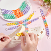 Acrylic Link Shoe Decoration Chain FIND-AB00041-3