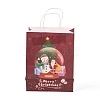 Christmas Theme Kraft Paper Bags ABAG-H104-D05-2