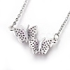 304 Stainless Steel Pendant Necklaces NJEW-O108-18P-2
