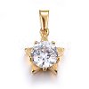 Cubic Zirconia Charms STAS-P216-11G-1