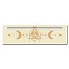 Natural Wood Card Stand for Tarot DJEW-WH0034-02J-1