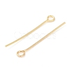 Brass Eye Pins KK-N254-48B-G-2