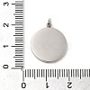 304 Stainless Steel Pendant Cabochon Settings STAS-K263-45P-3