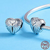 925 Sterling Silver European Beads STER-FF0009-08AS-13-2