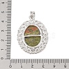 Natural Unakite Pendants G-A226-03P-03-3